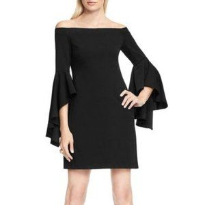 Vince Camuto Ruffle Sleeve Off the Shoulder Dress